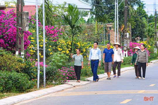 Khu dân cư mẫu, điểm sáng trong xây dựng nông thôn mới ở Hà Tĩnh
