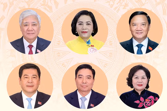 6 Phó Chủ tịch Quốc hội nhiệm kỳ 2026-2031
