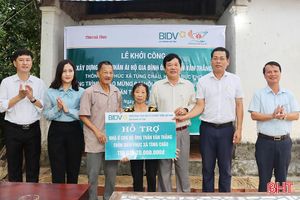 BIDV hỗ trợ xây dựng 10 nhà nhân ái ở Hương Sơn và Đức Thọ