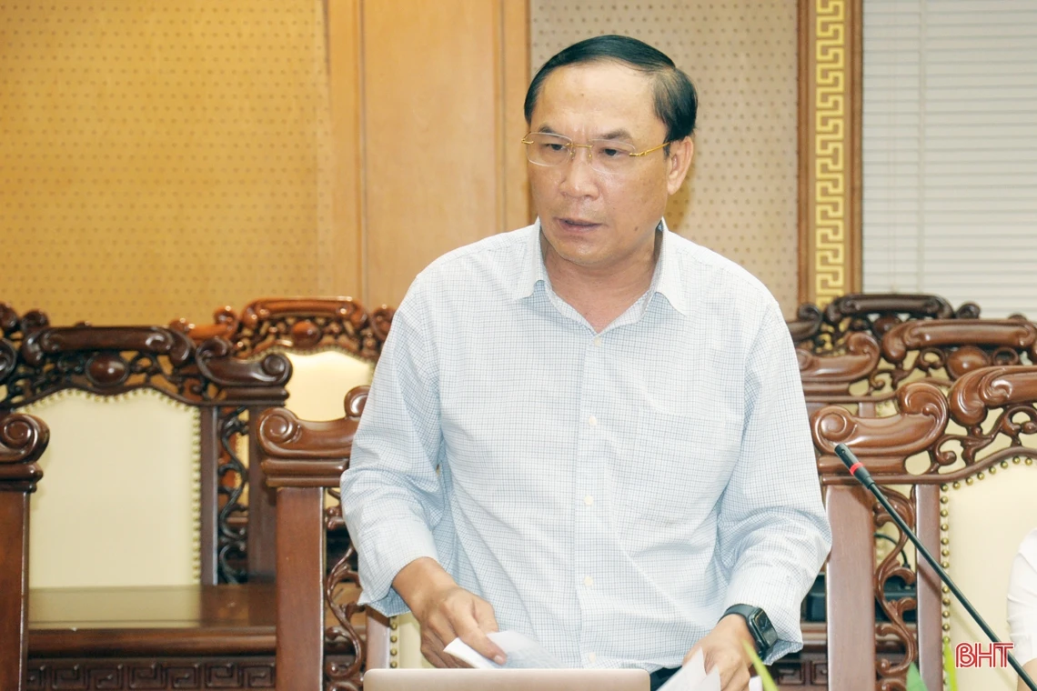 Khẩn trương rà soát, tháo gỡ khó khăn từng công trình, dự án chào mừng Đại hội Đảng bộ tỉnh Hà Tĩnh