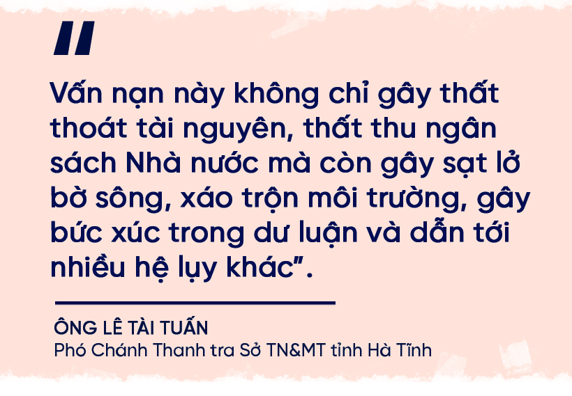 Khai thác tài nguyên trái phép, vấn nạn cần sớm dẹp bỏ (bài 1): Nhức nhối “đất tặc”, “cát tặc”! ảnh 16 Khai thác tài nguyên trái phép, vấn nạn cần sớm dẹp bỏ (bài 1): Nhức nhối “đất tặc”, “cát tặc”!