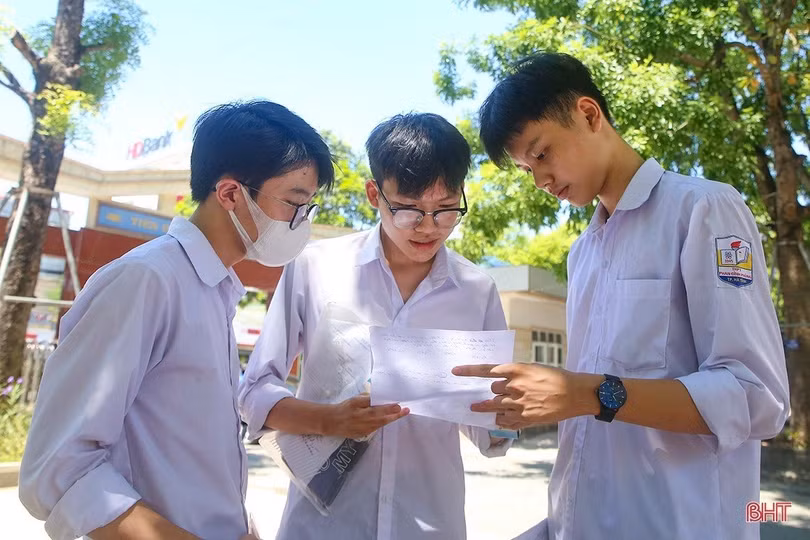 Hà Tĩnh nằm trong tốp 10 cả nước về trung bình điểm thi tốt nghiệp