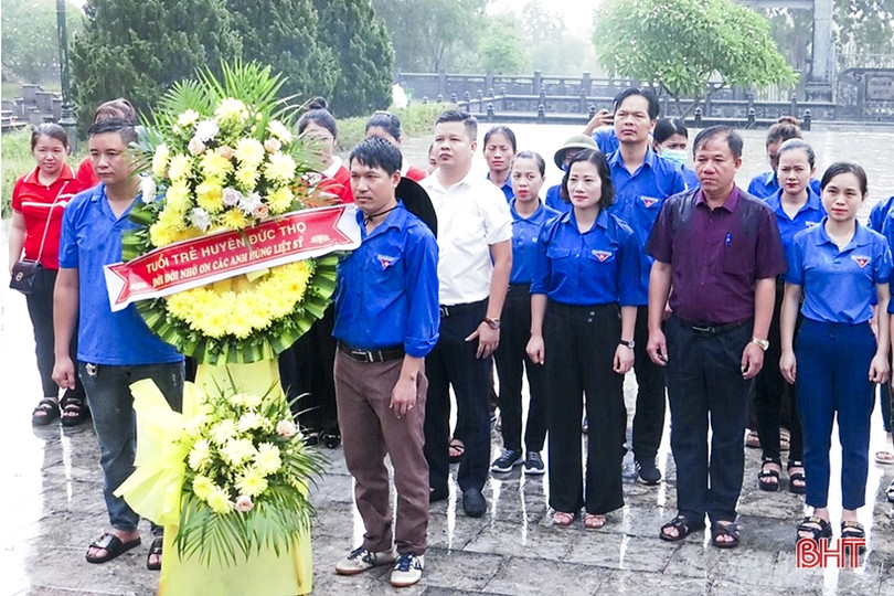 Nhiều hoạt động tri ân ý nghĩa của tuổi trẻ Hà Tĩnh
