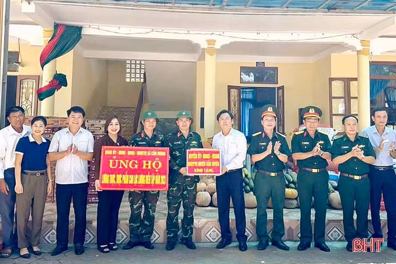 Hỗ trợ lương thực, thực phẩm cho các đơn vị huấn luyện diễn tập