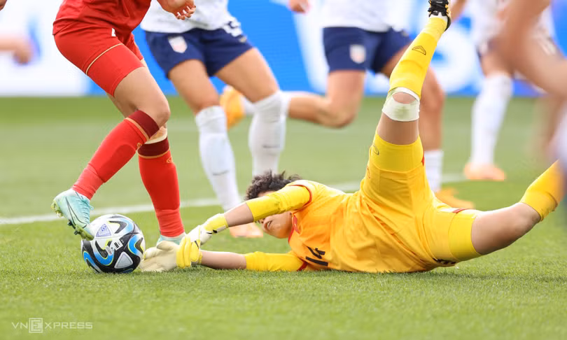 Việt Nam thua Mỹ ở trận ra quân World Cup nữ
