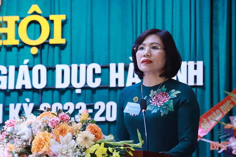 Ông Trần Hậu Tú tái cử Chủ tịch Công đoàn ngành Giáo dục Hà Tĩnh