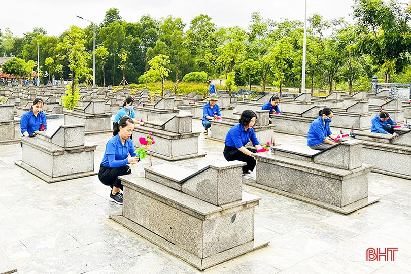 Nhiều hoạt động tri ân ý nghĩa của tuổi trẻ Hà Tĩnh