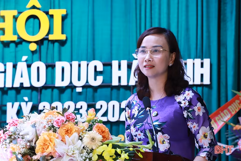 Ông Trần Hậu Tú tái cử Chủ tịch Công đoàn ngành Giáo dục Hà Tĩnh