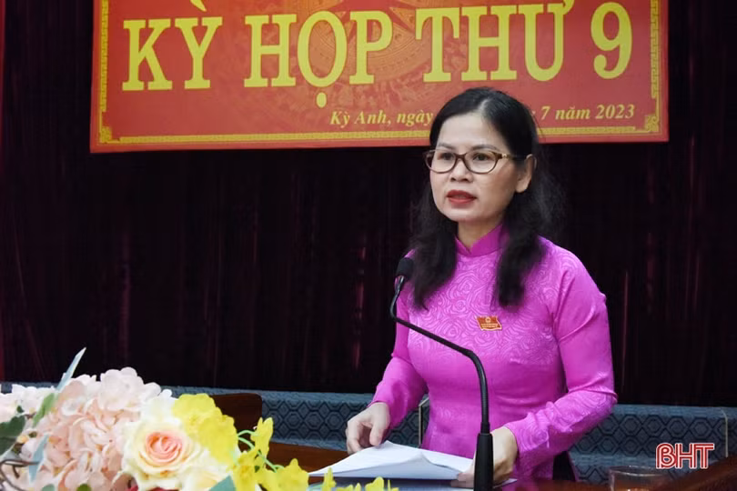 Hội đồng nhân dân huyện Kỳ Anh xem xét thông qua 12 nghị quyết quan trọng