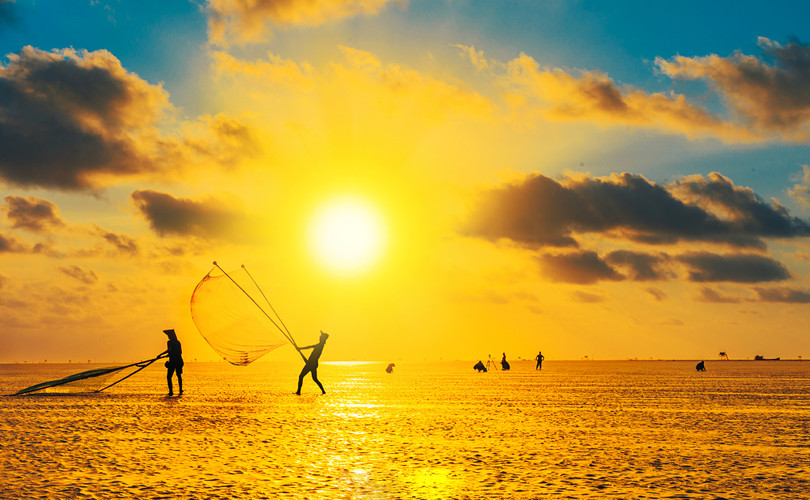 Nét đẹp lao động trên vùng biển “vô cực”