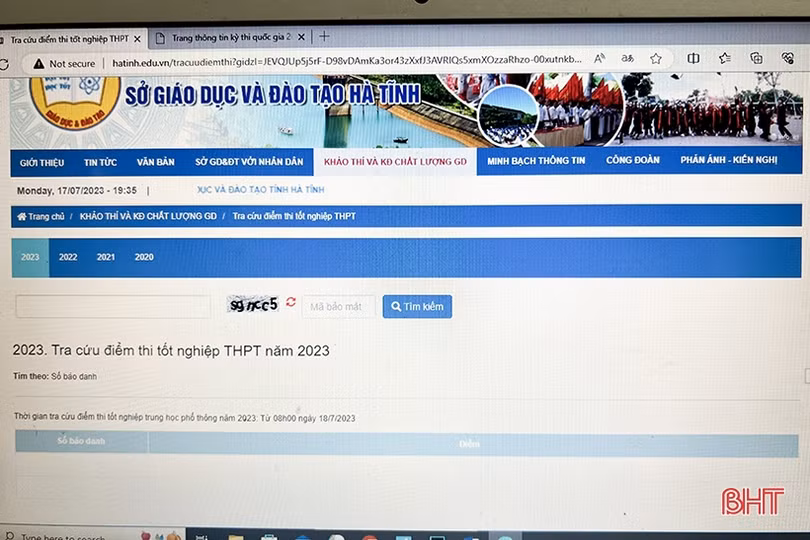 Chính thức công bố kết quả thi tốt nghiệp THPT