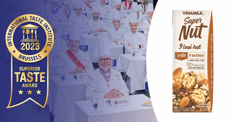 “Tân binh” Vinamilk Super Nut với các giải thưởng hàng đầu trên thế giới