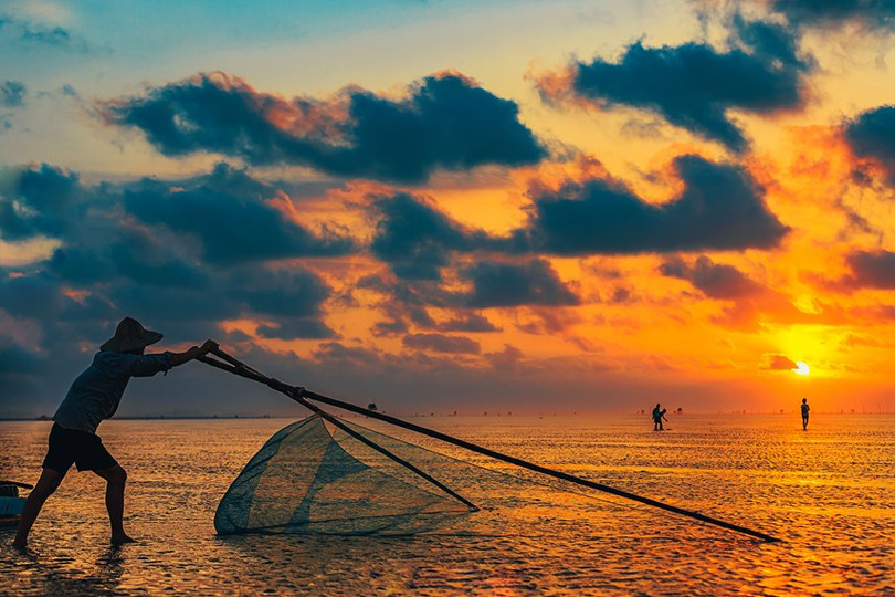 Nét đẹp lao động trên vùng biển “vô cực”