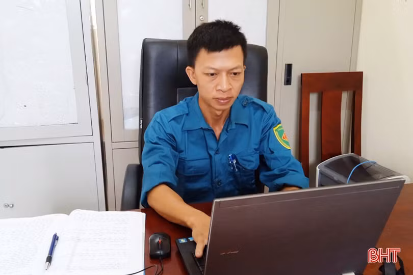 Cán bộ quân sự xã “đa năng” ở Hà Tĩnh