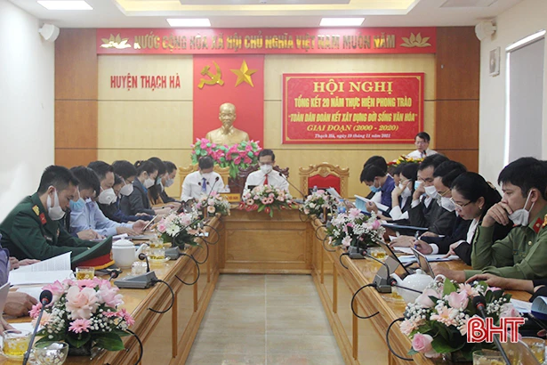 Thạch Hà vinh danh 46 điển hình trong xây dựng đời sống văn hóa