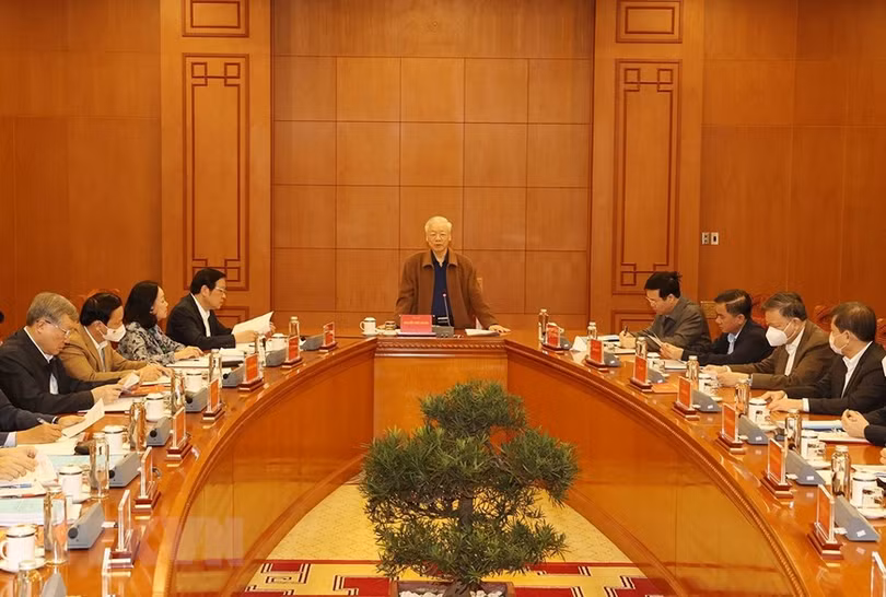 Tổng Bí thư chủ trì họp Thường trực Ban Chỉ đạo TW về chống tham nhũng