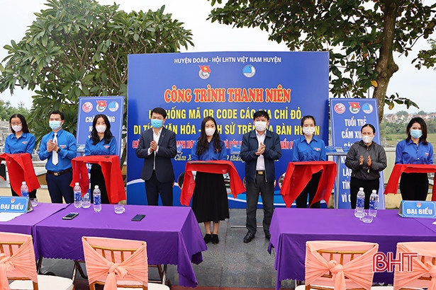 Tuổi trẻ Cẩm Xuyên ra mắt công trình chào mừng 180 năm danh xưng huyện