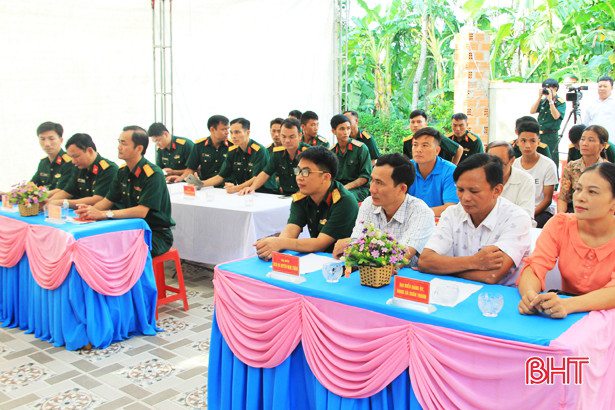 Khánh thành nhà đồng đội cho quân nhân ở Nghi Xuân