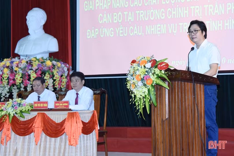 Bàn giải pháp nâng cao chất lượng đào tạo, bồi dưỡng cán bộ tại Trường Chính trị Trần Phú