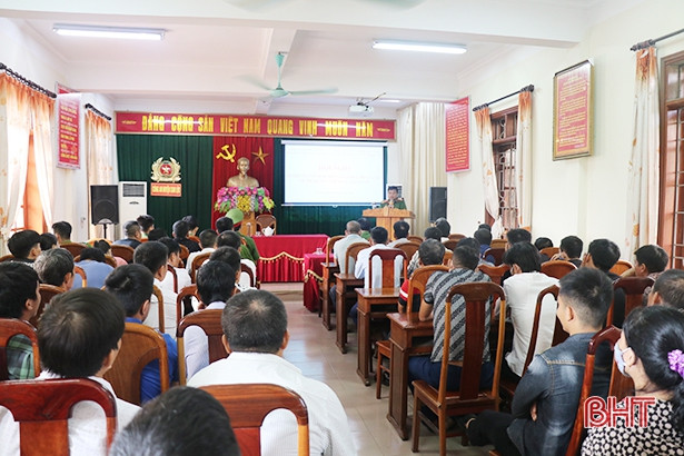 Tuyên truyền pháp luật cho người đang chấp hành án hình sự ở Can Lộc