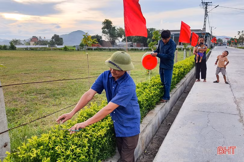 Thăm khu dân cư xanh” nơi vùng biển ngang Kỳ Anh