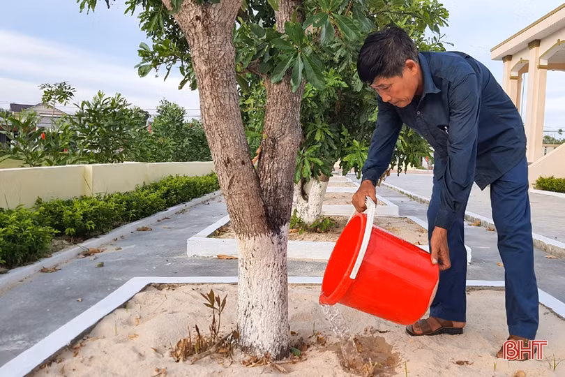 Thăm khu dân cư xanh” nơi vùng biển ngang Kỳ Anh