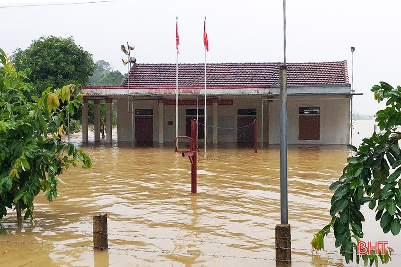 Hôm nay, Hà Tĩnh tiếp tục mưa, đề phòng ngập úng kéo dài ở vùng trũng thấp thuộc huyện miền núi