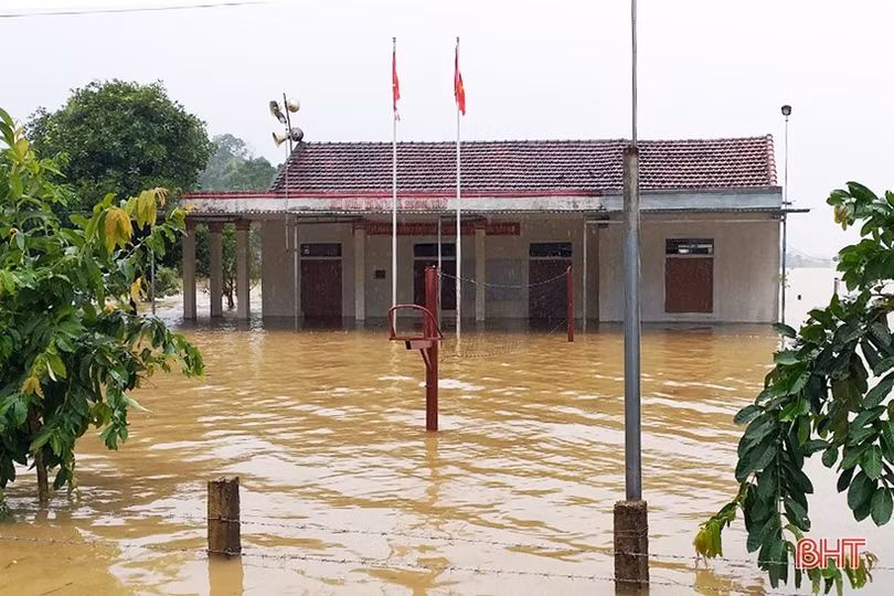Hôm nay, Hà Tĩnh tiếp tục mưa, đề phòng ngập úng kéo dài ở vùng trũng thấp thuộc huyện miền núi