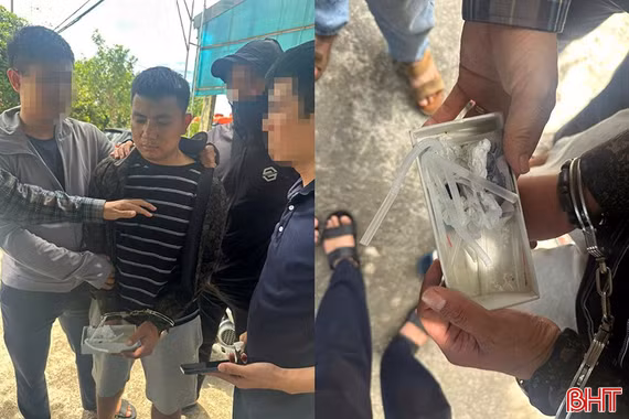Bắt 2 đối tượng trong đường dây mua bán ma túy đá ở Hà Tĩnh