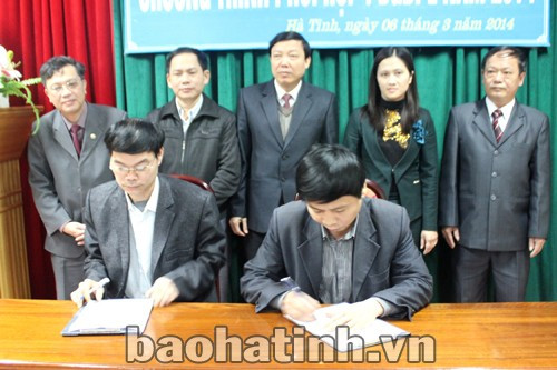 Sở Tư pháp tổ chức ký kết chương trình phối hợp tuyên truyền PBGDPL năm 2014.