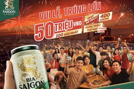 Bia Saigon tung khuyến mãi hấp dẫn, trúng thưởng tới 50 triệu đồng
