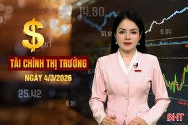 Tài chính thị trường ngày 4/3: Giá vàng thế giới lao dốc 