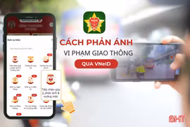 [Infographics] Cách phản ánh vi phạm giao thông qua VNeID