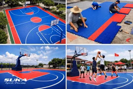 Thảm sân bóng rổ ngoài trời, trong nhà chất lượng, giá mới 2026