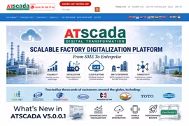 ATSCADA cung cấp SCADA Applications giúp quản lý nhà máy theo thời gian thực trong nhà máy sản xuất