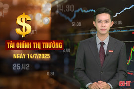 Tài chính thị trường ngày 14/7: Gần 300 hộ kinh doanh Hà Tĩnh chuyển đổi thành doanh nghiệp 