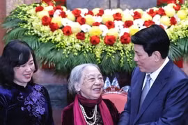 Chủ tịch nước Lương Cường thăm hỏi “O du kích nhỏ” Nguyễn Thị Kim Lai