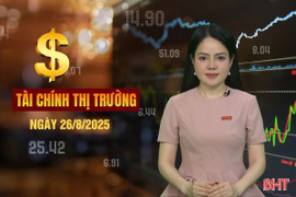 Tài chính thị trường ngày 26/8: Lúa hè thu ở Hà Tĩnh thiệt hại nặng do mưa bão