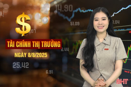 Tài chính thị trường ngày 8/8: Mỗi lượng vàng miếng tăng gần 45 triệu đồng trong 1 năm 