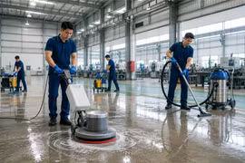 Dịch vụ vệ sinh công nghiệp tại Ninh Bình - Môi trường Khánh An