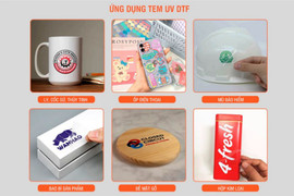 Tăng nhận diện thương hiệu với giải pháp in tem UV DTF tại Khanh Branding