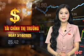 Tài chính thị trường ngày 3/10: Ngân hàng đầu tiên ra mắt thương hiệu vàng miếng