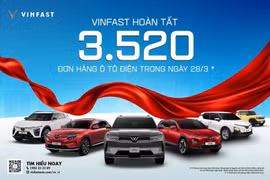 Hoàn tất 3.520 đơn đặt mua xe trong một ngày, VinFast lập kỷ lục chưa từng có