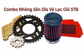 Combo nhông sên dĩa và lọc gió STB: “Cú hích” hiệu năng, nâng tầm trải nghiệm lái