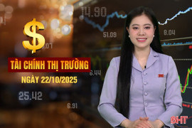 Tài chính thị trường ngày 22/10: Giá vàng thế giới lao dốc trong đêm, nhà đầu tư có bán tháo?