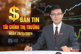 Tài chính thị trường ngày 28/11: VinFast lên kế hoạch mở rộng sản xuất ở Hà Tĩnh