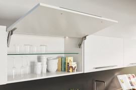 Tay nâng Hafele & trải nghiệm đóng mở mượt mà, đa dạng lựa chọn cho không gian nội thất