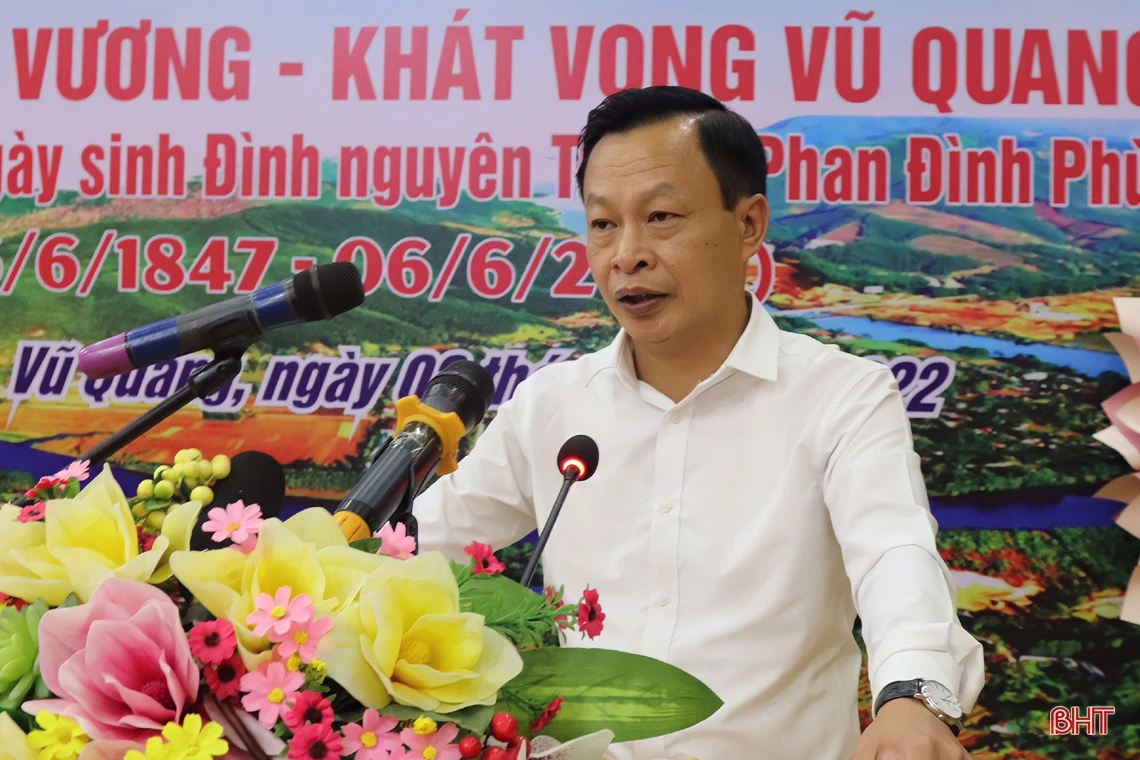 Phát huy hào khí Cần Vương, xây dựng Vũ Quang bứt phá, vươn xa