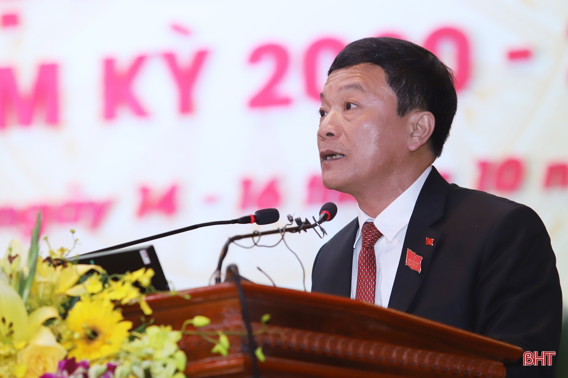 Hoàn thành phiên khai mạc Đại hội Đại biểu Đảng bộ tỉnh Hà Tĩnh lần thứ XIX