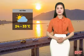 Dự báo thời tiết Hà Tĩnh ngày 28/3: Ngày nắng, cao nhất 33 độ C